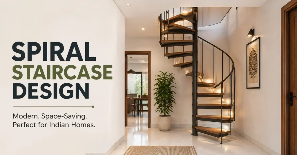 Spiral Staircase Design: Modern Ideas for Compact Indian Homes Spiral staircase Design