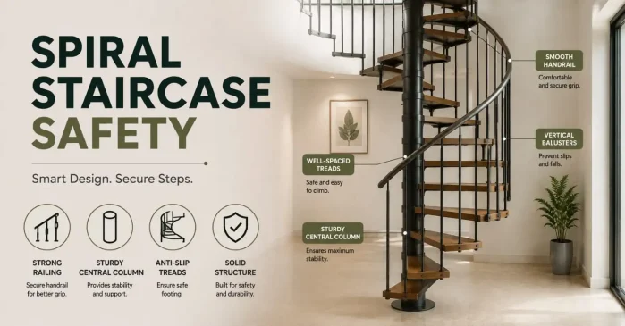 Spiral Staircase safety