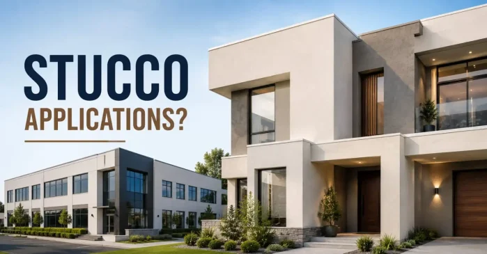 Applications of stucco paints