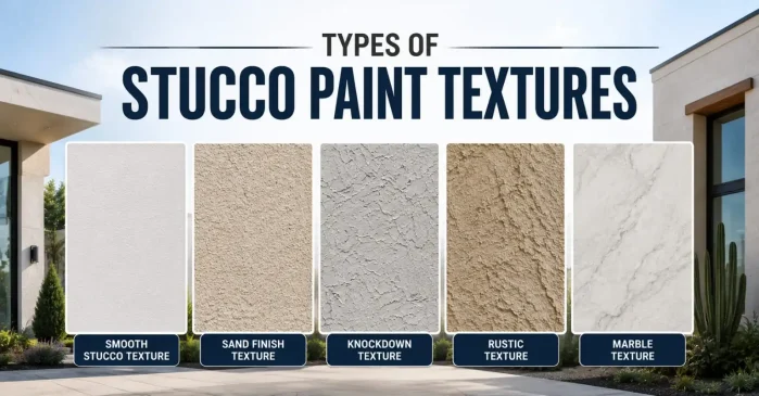 Types of Stucci paint textures