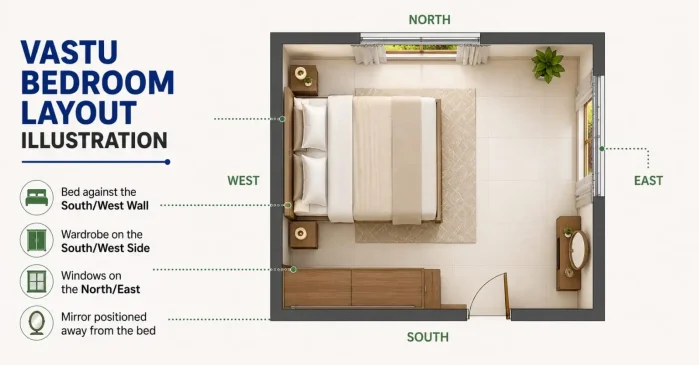 Bedroom Vastu as per vastu