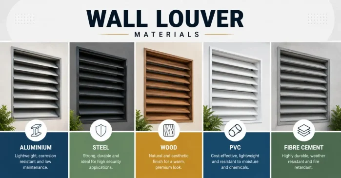 Wall Louvers Material
