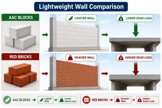 Lightweight wall Comparison