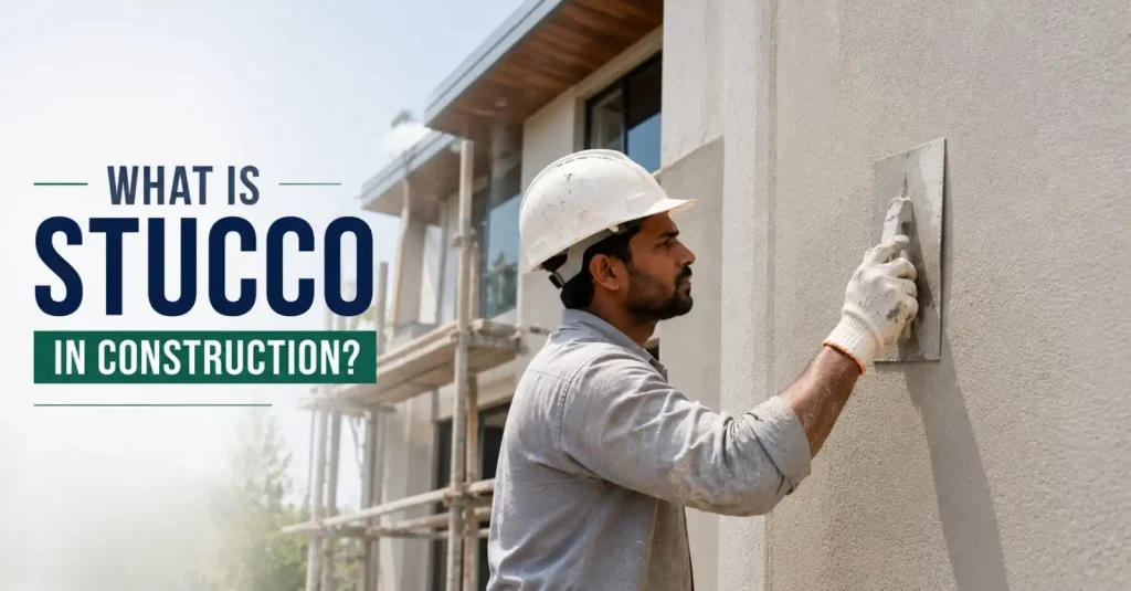 Stucco: Meaning, Types and Applications in Construction Stucco