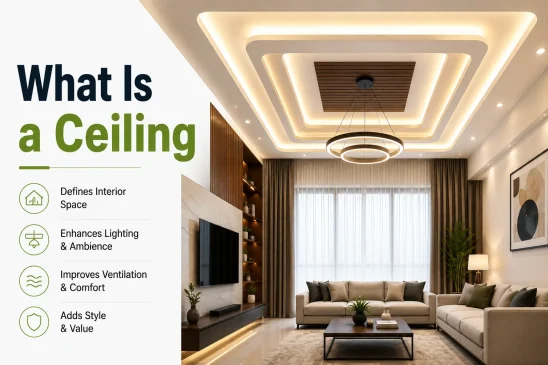 What Is a Ceiling? Meaning, Types, Materials, Designs & Benefits