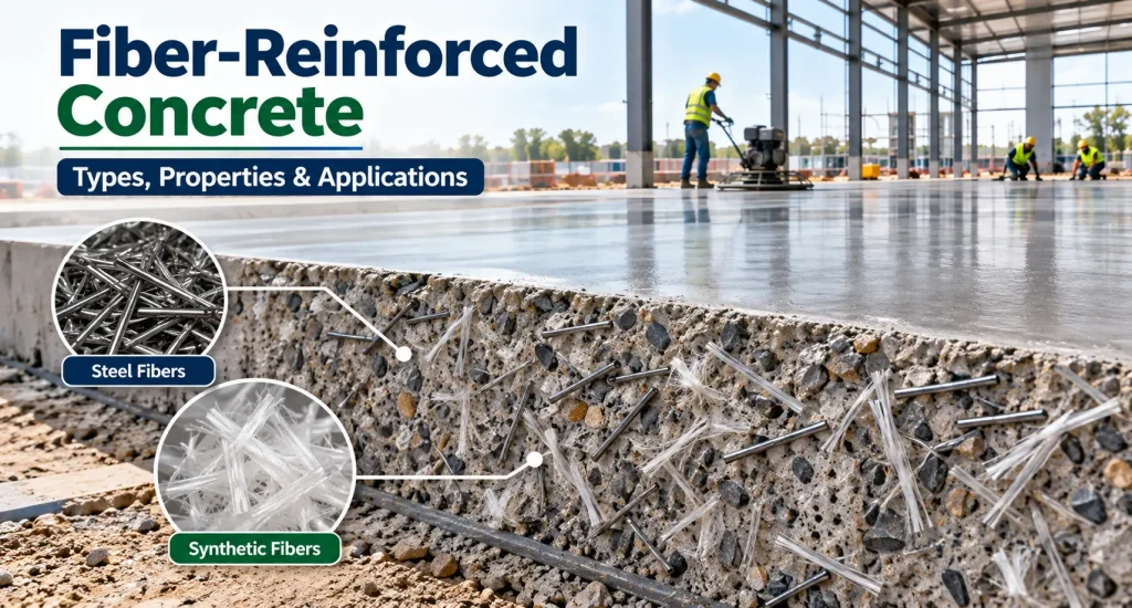 Fiber-Reinforced Concrete: Types, Properties, Uses, Benefits and Applications Fiber-Reinforced Concrete