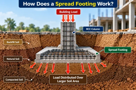 How Does a Spread Footing Work