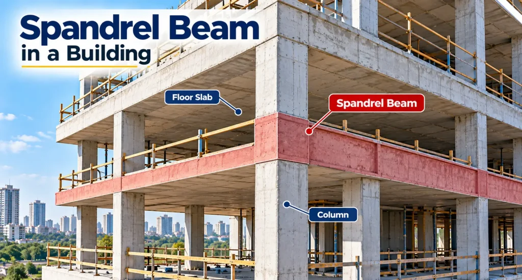Spandrel Beam: Meaning, Types, Uses and Applications in Construction Spandrel Beam in a Building
