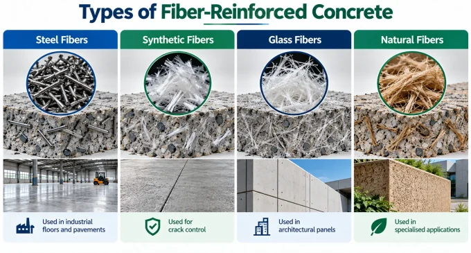 Types of Fiber-Reinforced Concrete