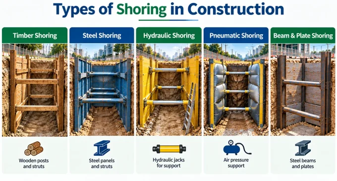 Types of Shoring