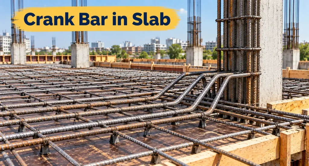 Crank Bar in Slab: Meaning, Purpose, Placement and Formula Crank bar in slab