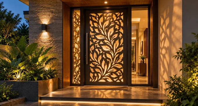 CNC Door with Backlighting